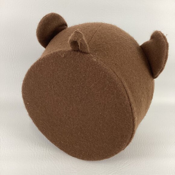 Pillowfort Brown Bear Head Mount 12" Plush Stuffed Wild Animal Faux Taxidermy - Picture 4 of 7